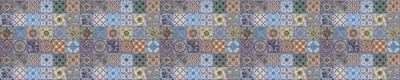 Badrückwand Patchwork