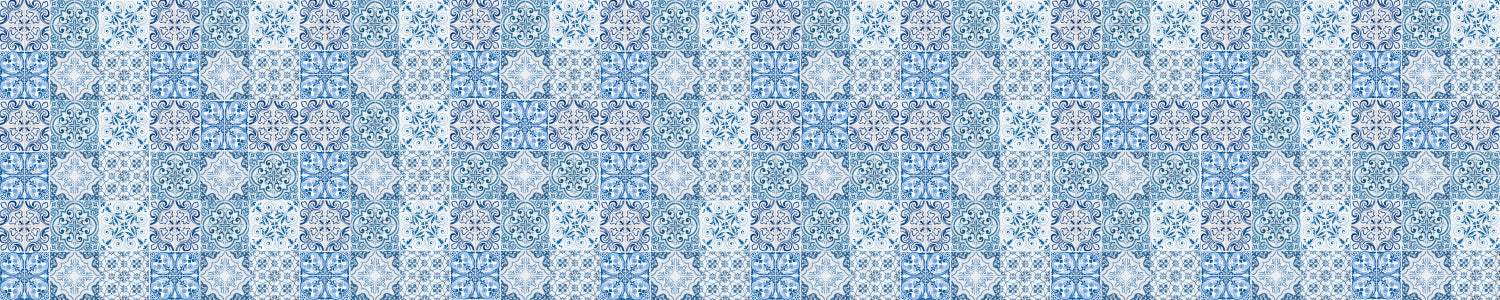 Waschbeckenrückwand Patchwork