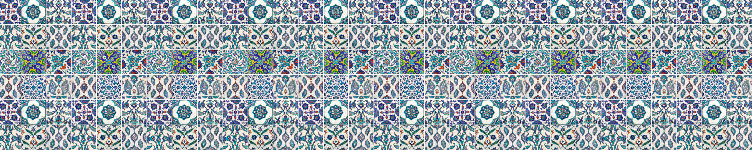 Badrückwand Patchwork