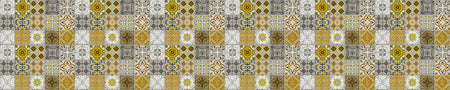 Badrückwand Patchwork