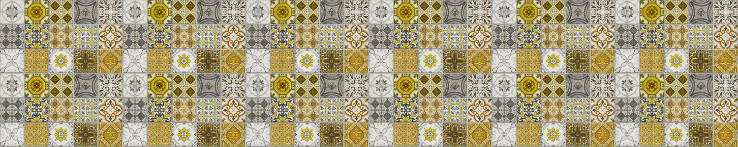 Waschbeckenrückwand Patchwork