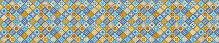 Badrückwand Patchwork