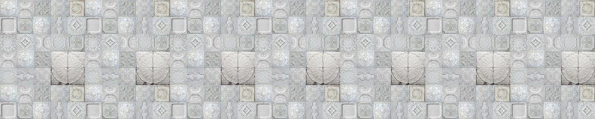 Waschbeckenrückwand Patchwork