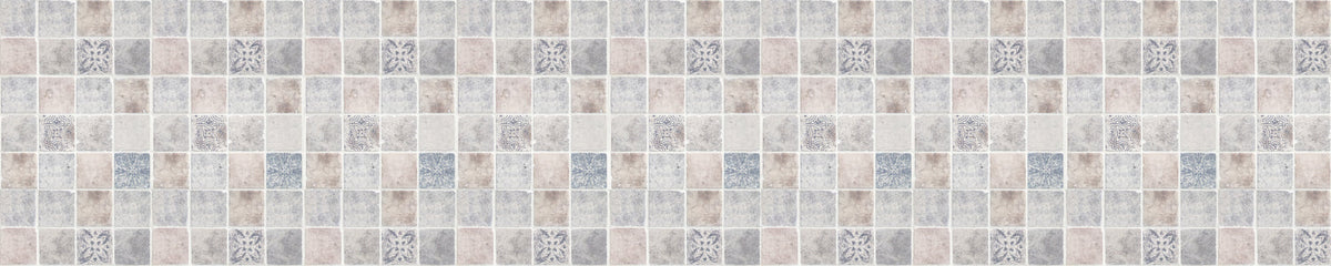 Badrückwand Patchwork