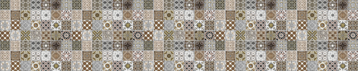 Badrückwand Patchwork