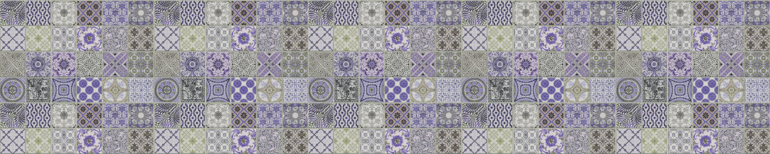 Badrückwand Patchwork