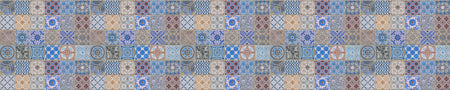 Badrückwand Patchwork