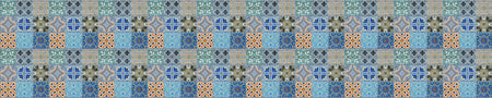 Badrückwand Patchwork