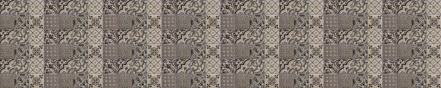 Badrückwand Patchwork