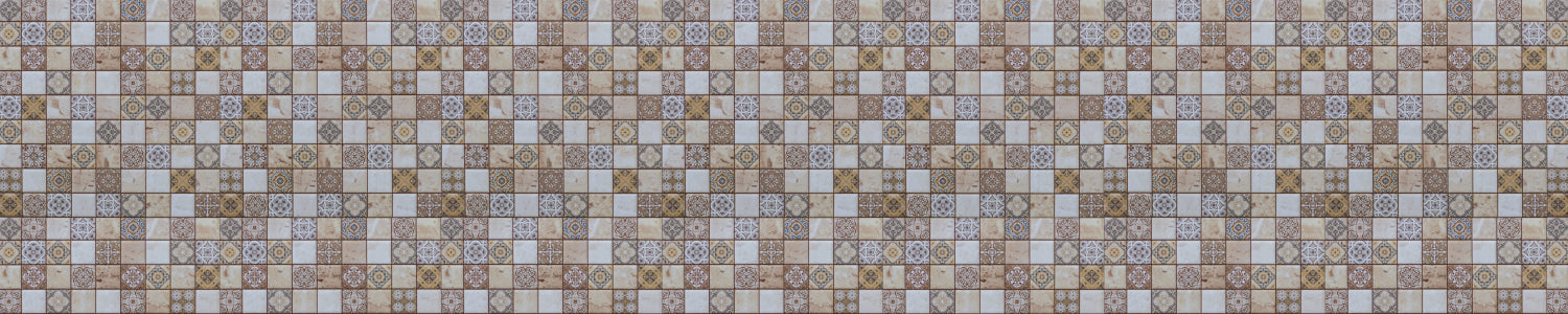 Badrückwand Patchwork