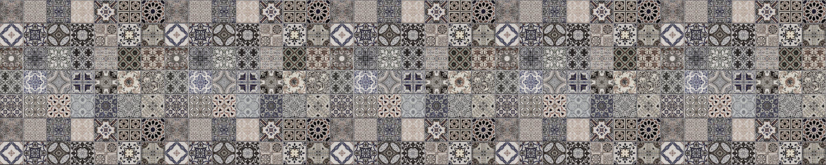 Waschbeckenrückwand Patchwork