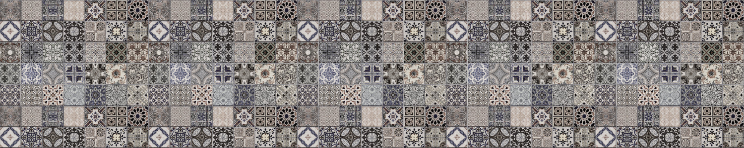 Waschbeckenrückwand Patchwork