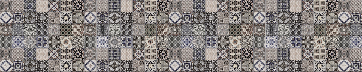 Waschbeckenrückwand Patchwork