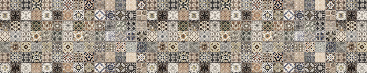 Waschbeckenrückwand Patchwork