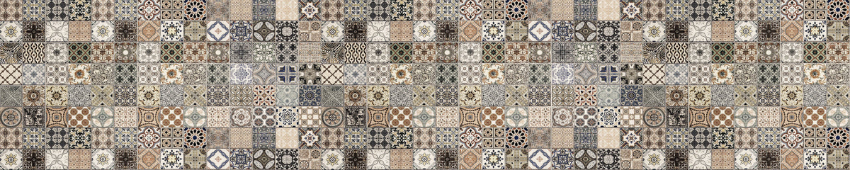 Badrückwand Patchwork