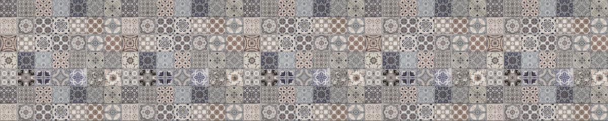 Badrückwand Patchwork