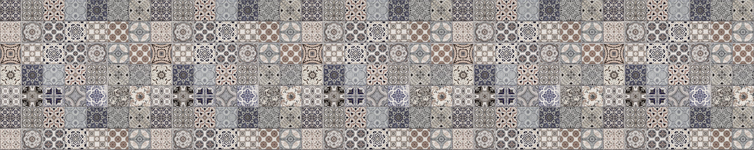 Waschbeckenrückwand Patchwork