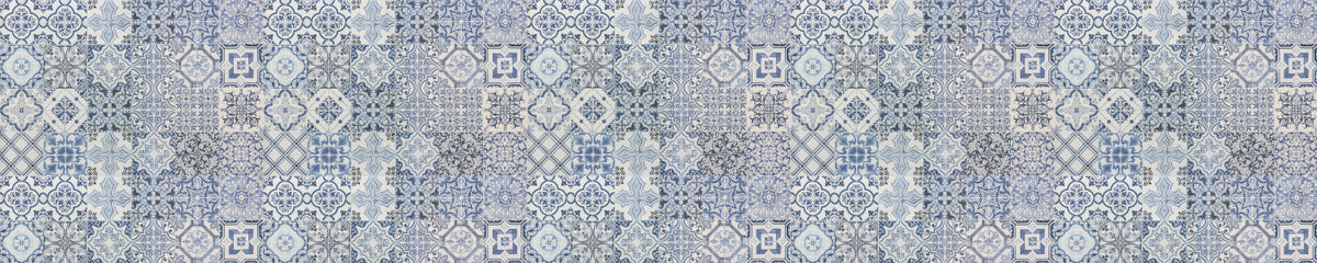 Badrückwand Patchwork