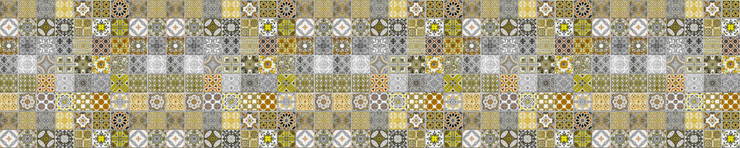Badrückwand Patchwork