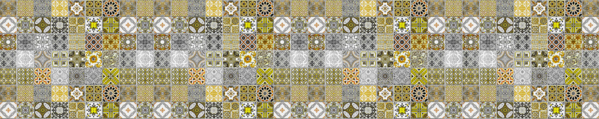 Badrückwand Patchwork