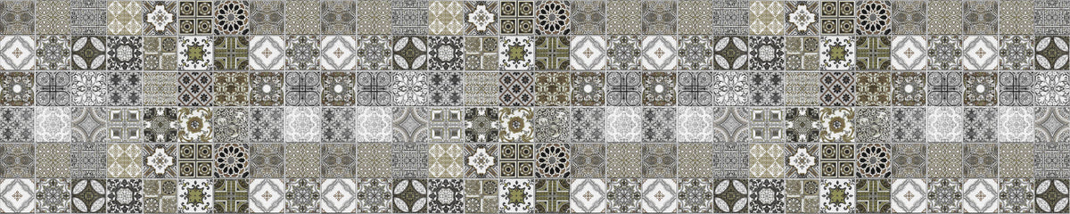 Badrückwand Patchwork