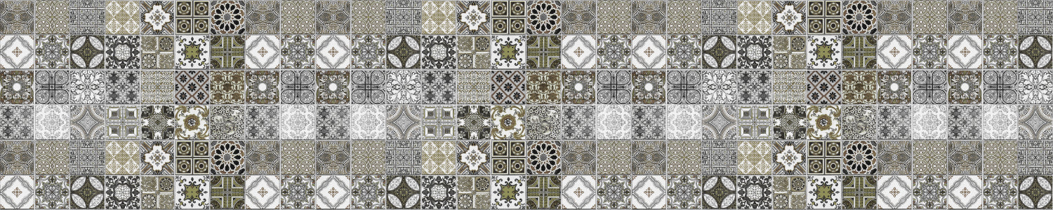 Badrückwand Patchwork