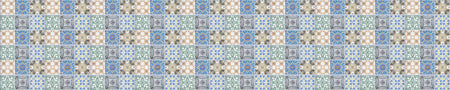 Waschbeckenrückwand Patchwork