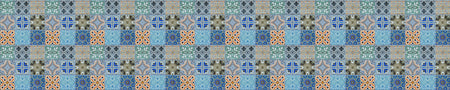 Waschbeckenrückwand Patchwork