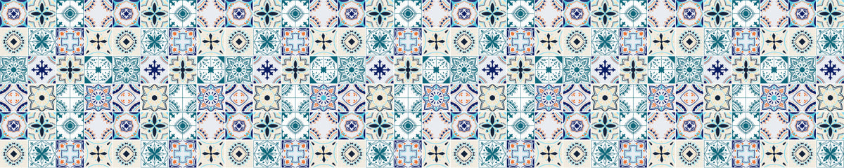Waschbeckenrückwand Patchwork
