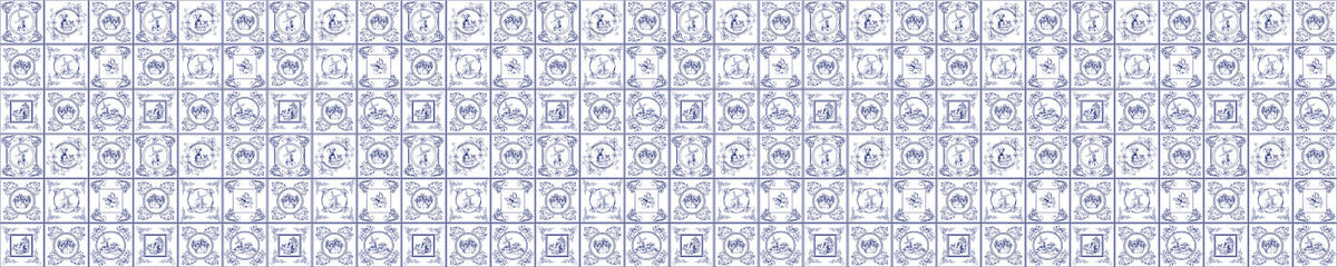 Waschbeckenrückwand Patchwork