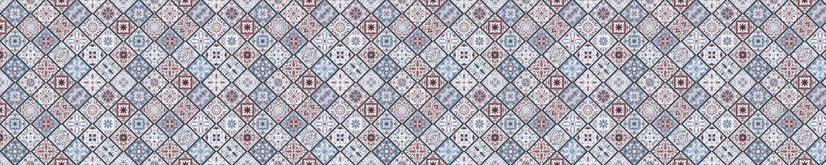 Waschbeckenrückwand Patchwork