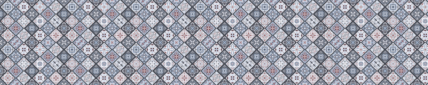 Badrückwand Patchwork