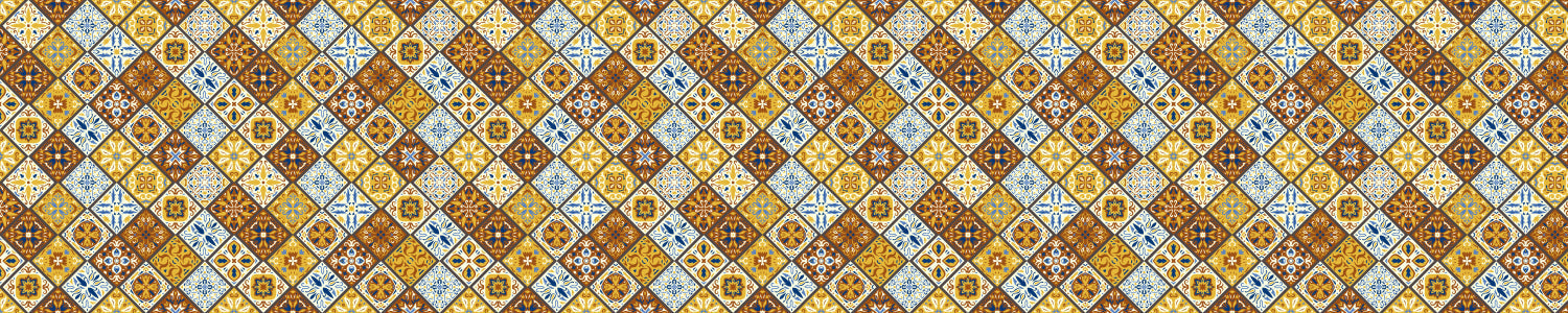 Waschbeckenrückwand Patchwork