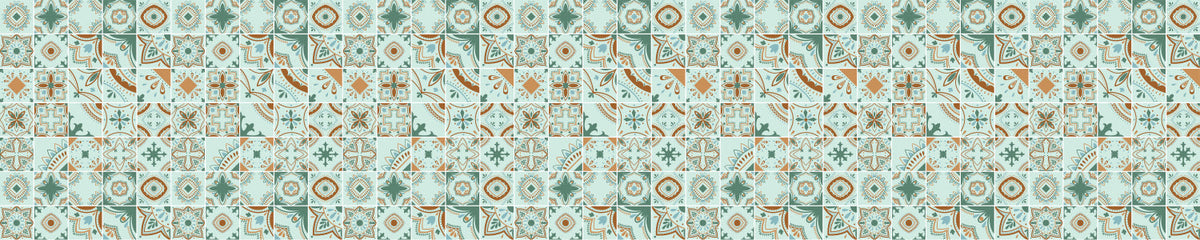 Waschbeckenrückwand Patchwork