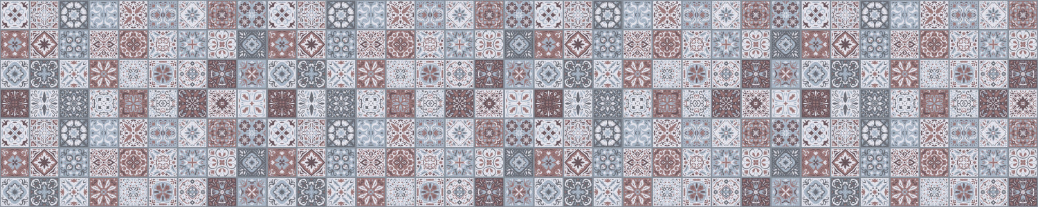 Badrückwand Patchwork