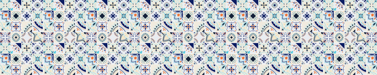 Waschbeckenrückwand Patchwork