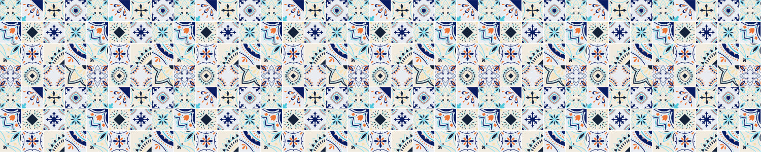Waschbeckenrückwand Patchwork