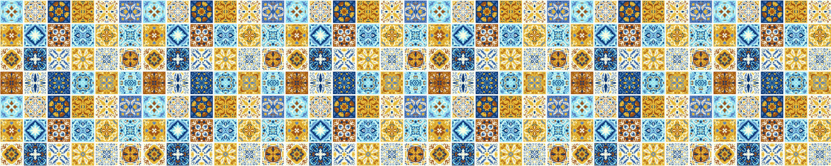 Waschbeckenrückwand Patchwork