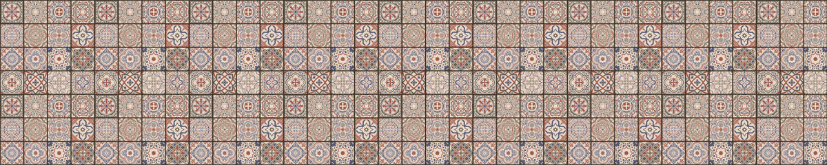 Badrückwand Patchwork