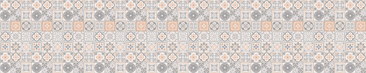 Badrückwand Patchwork