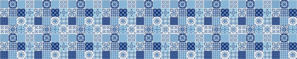 Waschbeckenrückwand Patchwork