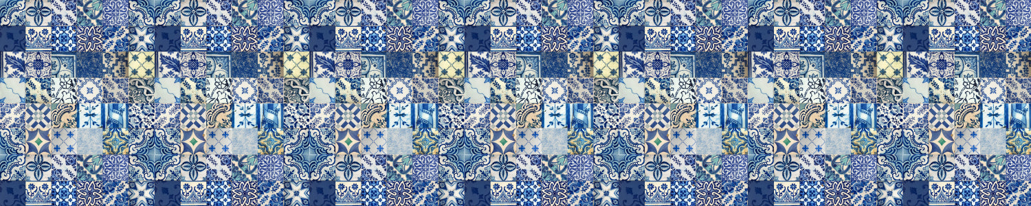 Badrückwand Patchwork