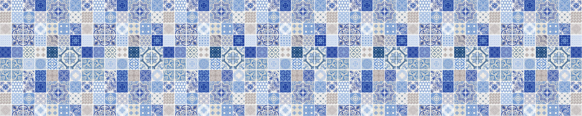 Badrückwand Patchwork
