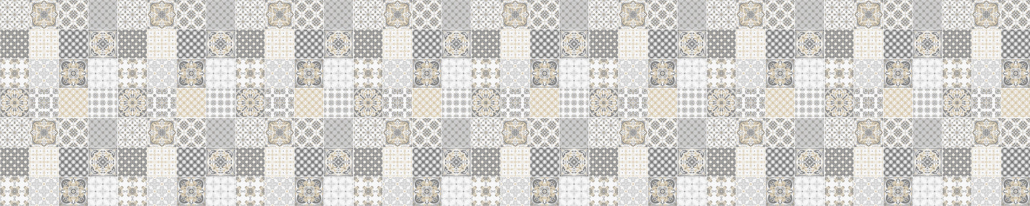 Badrückwand Patchwork