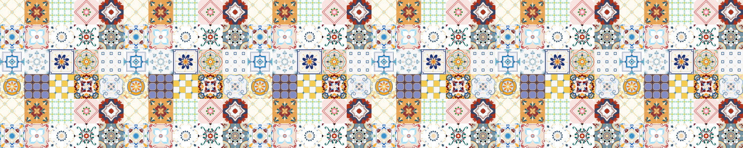 Badrückwand Patchwork