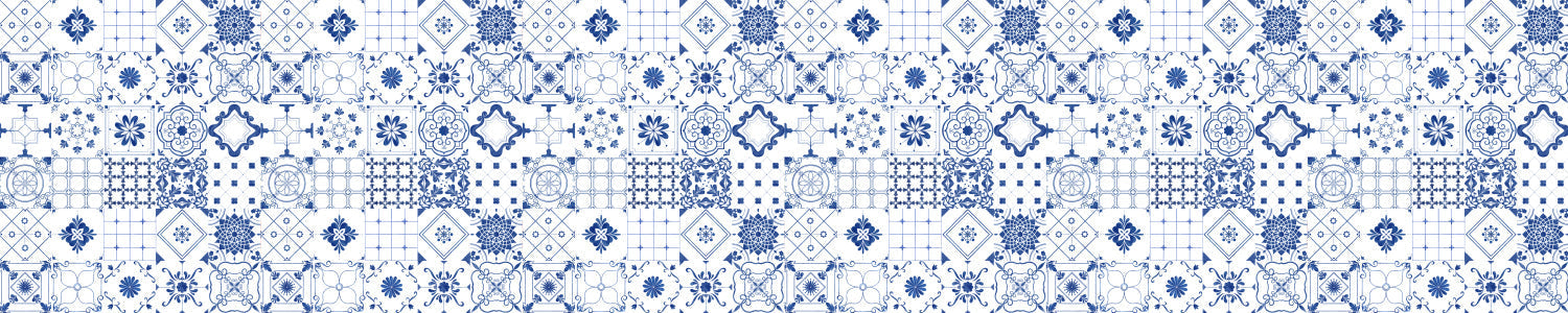 Badrückwand Patchwork