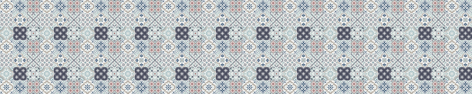 Waschbeckenrückwand Patchwork