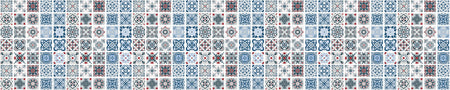 Waschbeckenrückwand Patchwork