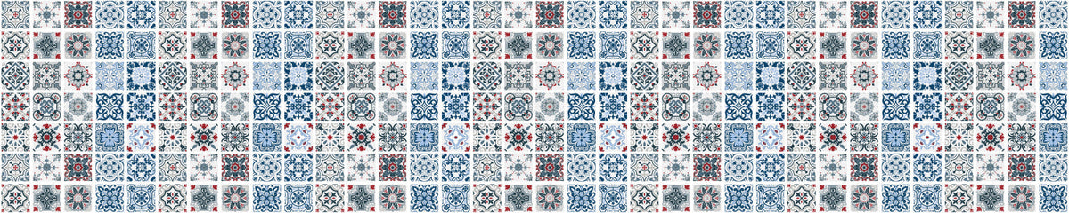 Badrückwand Patchwork