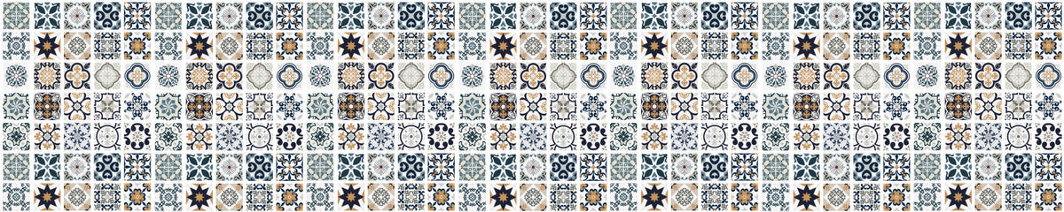 Waschbeckenrückwand Patchwork